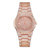 Full Diamond Quartz Wristwatches