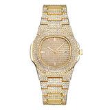 Full Diamond Quartz Wristwatches