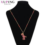 Xuping Glittering Exquisite Sika Deer Necklace