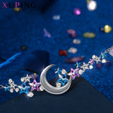 Xuping Jewelry Star / Moon Shape Necklace