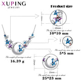 Xuping Jewelry Star / Moon Shape Necklace