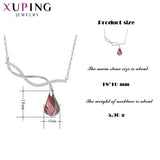 Xuping Newest Design Necklace Crystals S152-40248