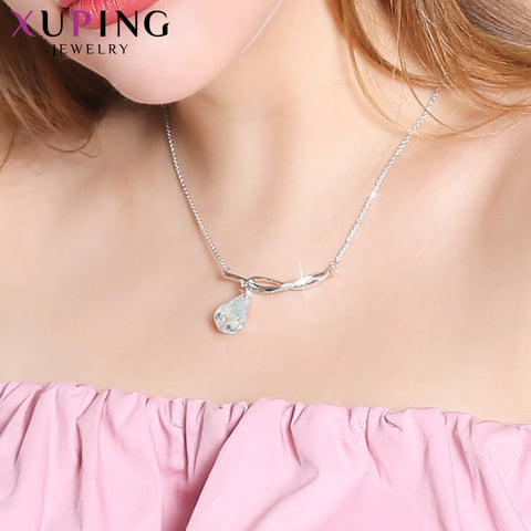 Xuping Newest Design Necklace Crystals S152-40248