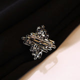 Young Tulip Luxury Zircon Square Collar Brooch