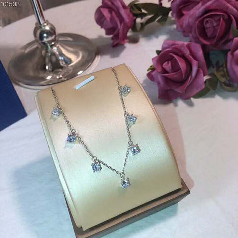 Zircon Necklace 925 sterling silver Choker Necklace