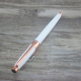 Elegant white MONTE MOUNT roller Ball Pen