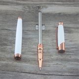 Elegant white MONTE MOUNT roller Ball Pen