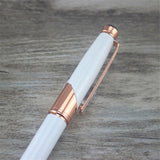 Elegant white MONTE MOUNT roller Ball Pen