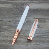 Elegant white MONTE MOUNT roller Ball Pen