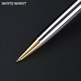 MONTE MOUNT Silver reticulated rod stainless steel metal Ballpoint Pen