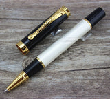 jinhao 500 Luxury white metal roller ball pen