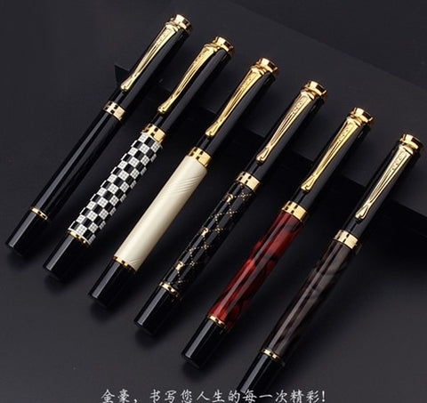 jinhao 500 Luxury white metal roller ball pen