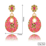 missvikki Luxury charms sterling silver 925 original Red Pendant Earrings