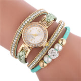 Wrap Around Fashion Bracelet Wrist Watch