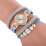 Wrap Around Fashion Bracelet Wrist Watch